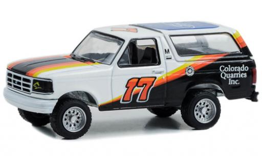 Diecast model cars Ford Bronco 1/64 Greenlight No.17 Pikes Peak 1994 Ford Bronco 1/64 Greenlight No.17 Pikes Peak 1994 diecast model cars