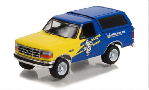 Diecast model cars Ford Bronco 1/64 Greenlight XL Michelin 1996 Ford Bronco 1/64 Greenlight XL Michelin 1996 diecast model cars