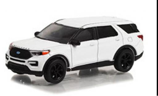 Diecast model cars Ford Explorer 1/64 Greenlight ST white 2022 Ford Explorer 1/64 Greenlight ST white 2022 diecast model cars