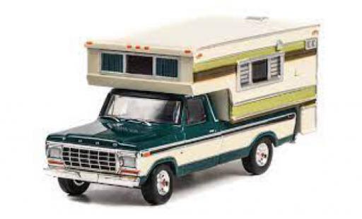 Diecast model cars Ford F-250 1/64 Greenlight green/grey 1978 Ford F-250 1/64 Greenlight green/grey 1978 diecast model cars
