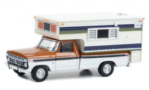 Diecast model cars Ford F-250 1/64 Greenlight le cuivre/white 1976 Ford F-250 1/64 Greenlight le cuivre/white 1976 diecast model cars
