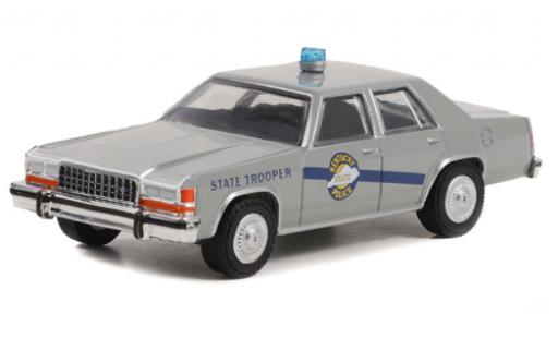 Diecast model cars Ford LTD 1/64 Greenlight Crown Victoria grey Rain Man 1983 Ford LTD 1/64 Greenlight Crown Victoria grey Rain Man 1983 diecast model cars