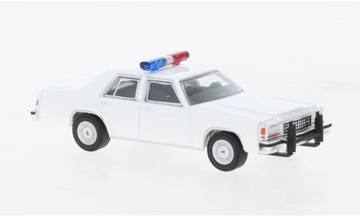 Diecast model cars Ford LTD 1/64 Greenlight Crown Victoria white Police (USA) 1980 Ford LTD 1/64 Greenlight Crown Victoria white Police (USA) 1980 diecast model cars