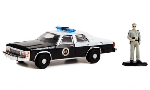 Diecast model cars Ford LTD 1/64 Greenlight Florida Marine Patrol 1990 Ford LTD 1/64 Greenlight Florida Marine Patrol 1990 diecast model cars