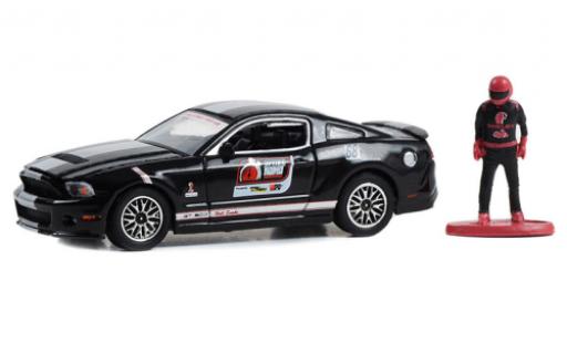 Shelby GT 500 1/64 Greenlight Ford Mustang black/Décorer 2010 diecast model cars