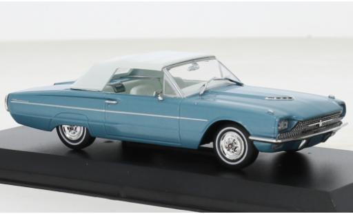 Ford Thunderbird 1/43 Greenlight Convertible metallise blue/white Thelma & Louise 1966 diecast model cars