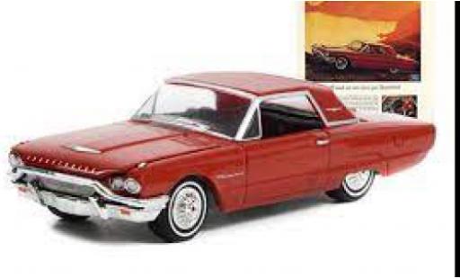 Ford Thunderbird 1/64 Greenlight Hardtop red foncé 1964 diecast model cars