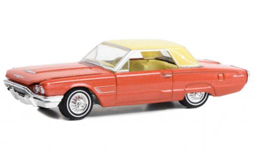 Ford Thunderbird 1/64 Greenlight Special Landau metallise brown/beige AEG 1965 diecast model cars