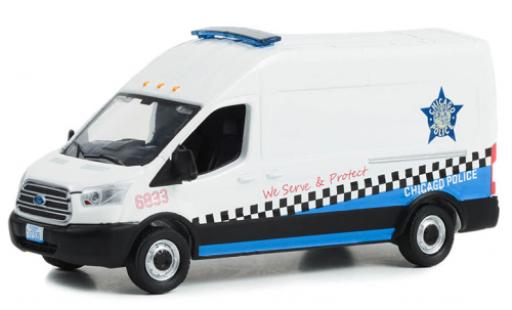 Diecast model cars Ford Transit 1/64 Greenlight LWB HD Chicago Police 2019 Ford Transit 1/64 Greenlight LWB HD Chicago Police 2019 diecast model cars