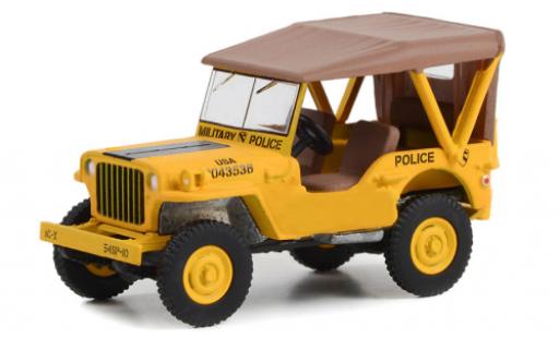 Diecast model cars Jeep Willys 1/64 Greenlight MB U.S. Army - Military Police 1949 Jeep Willys 1/64 Greenlight MB U.S. Army - Military Police 1949 diecast model cars