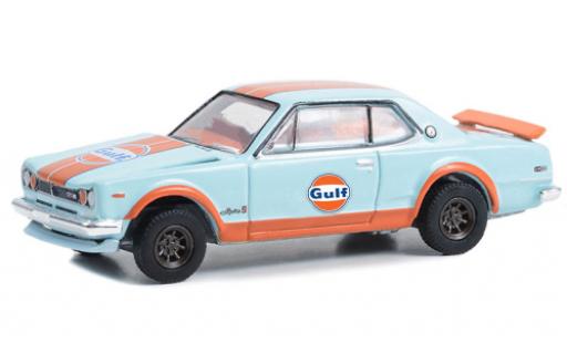 Diecast model cars Nissan Skyline 1/64 Greenlight 2000 GT-R (KPGC110) Gulf 1971 Nissan Skyline 1/64 Greenlight 2000 GT-R (KPGC110) Gulf 1971 diecast model cars