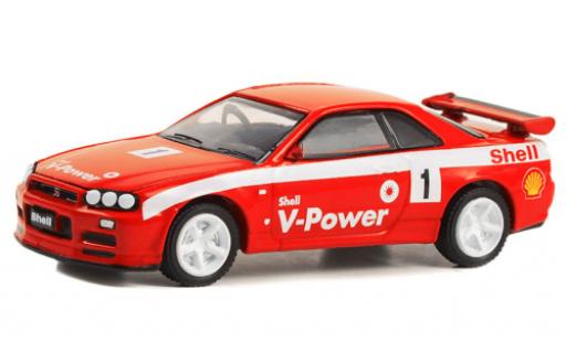 Diecast model cars Nissan Skyline 1/64 Greenlight GT-R (R34) S 2001 Nissan Skyline 1/64 Greenlight GT-R (R34) S 2001 diecast model cars