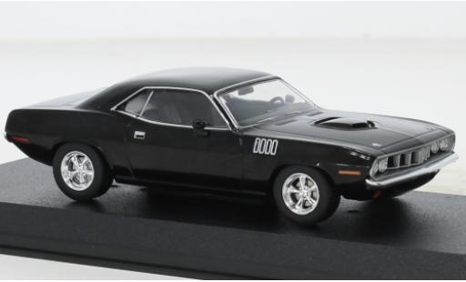 Plymouth Cuda 1/43 Greenlight black John Wick 1971 diecast model cars