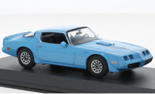 Diecast model cars Pontiac Firebird 1/43 Greenlight Trans Am blue clair 1979 Pontiac Firebird 1/43 Greenlight Trans Am blue clair 1979 diecast model cars