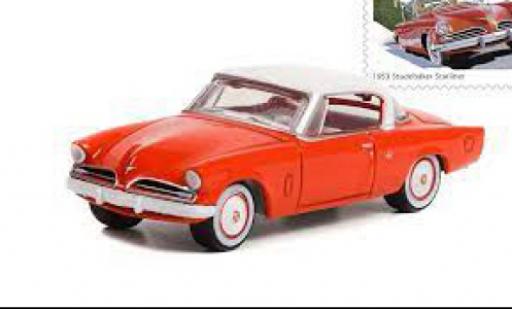 Studebaker Starliner 1/64 Greenlight red/white 1953 diecast model cars