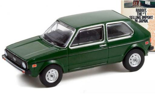 Diecast model cars Volkswagen Golf 1/64 Greenlight I green 1977 Volkswagen Golf 1/64 Greenlight I green 1977 diecast model cars