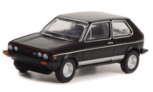 Diecast model cars Volkswagen Golf 1/64 Greenlight I GTI black 1983 Volkswagen Golf 1/64 Greenlight I GTI black 1983 diecast model cars