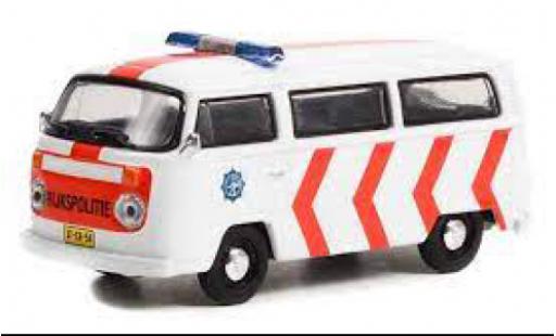 Diecast model cars Volkswagen T2 1/64 Greenlight Bus Rijkspolitie 1975 Volkswagen T2 1/64 Greenlight Bus Rijkspolitie 1975 diecast model cars