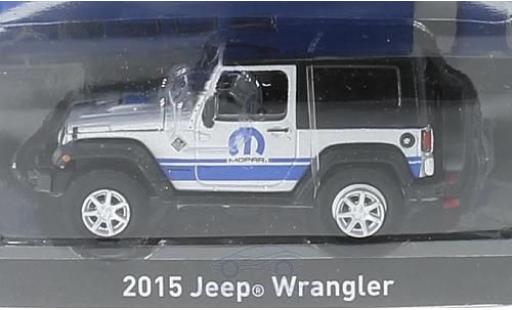 Diecast model cars Jeep Wrangler 1/64 Greenlight grey/black 2015 Jeep Wrangler 1/64 Greenlight grey/black 2015 diecast model cars