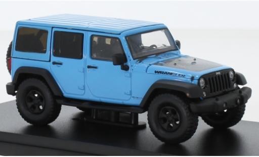 Diecast model cars Jeep Wrangler 1/43 Greenlight Unlimited Big Bear blue/Dekor 2017 Jeep Wrangler 1/43 Greenlight Unlimited Big Bear blue/Dekor 2017 diecast model cars