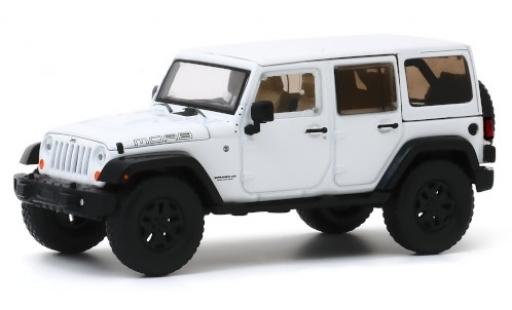 Diecast model cars Jeep Wrangler 1/43 Greenlight Unlimited MOAB white 2013 Jeep Wrangler 1/43 Greenlight Unlimited MOAB white 2013 diecast model cars