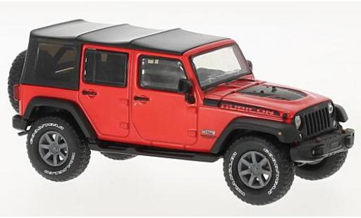 Jeep Wrangler 1/43 Greenlight Unlimited red/black Rubicon Recon 2017 diecast model cars