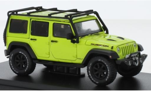 Jeep Wrangler 1/43 Greenlight Unlimited Rubicon green 2016 diecast model cars