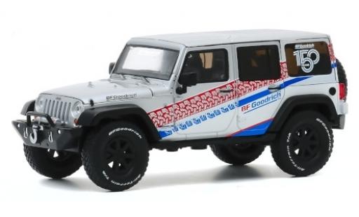 Diecast model cars Jeep Wrangler 1/43 Greenlight Unlimited grey/Dekor 150 Years BF Goodrich 2017 Jeep Wrangler 1/43 Greenlight Unlimited grey/Dekor 150 Years BF Goodrich 2017 diecast model cars