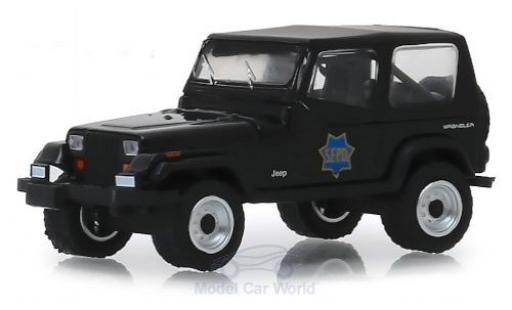 Diecast model cars Jeep Wrangler 1/64 Greenlight YJ S.F.P.D. - San Francisco Police Department 1994 Jeep Wrangler 1/64 Greenlight YJ S.F.P.D. - San Francisco Police Department 1994 diecast model cars