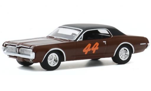Mercury Cougar 1/64 Greenlight matt-brown/matt-black 1967 No.44 diecast model cars