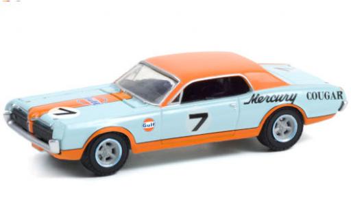 Mercury Cougar 1/64 Greenlight XR7 Trans Am Racer No.7 Gulf 1967 diecast model cars