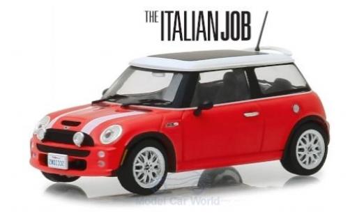 Diecast model cars Mini Cooper 1/43 Greenlight S red/white RHD The Italian Job 2003 Mini Cooper 1/43 Greenlight S red/white RHD The Italian Job 2003 diecast model cars