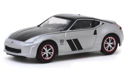 Nissan 370Z 1/64 Greenlight grey/black 2020 50th Anniversaire diecast model cars