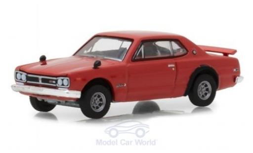 Nissan Skyline 1/64 Greenlight 2000 GT-R red 1972 diecast model cars