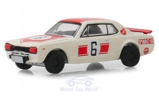Nissan Skyline 1/64 Greenlight 2000 GT-R white 1971 diecast model cars