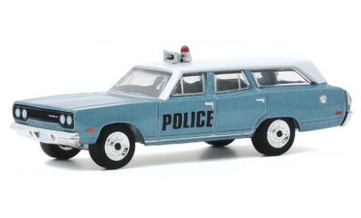 Diecast model cars Plymouth Belvedere 1/64 Greenlight Emergency Wagon Police 1970 Plymouth Belvedere 1/64 Greenlight Emergency Wagon Police 1970 diecast model cars