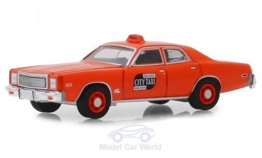 Diecast model cars Plymouth Fury 1/64 Greenlight Binghamton New York City Taxi 1977 Plymouth Fury 1/64 Greenlight Binghamton New York City Taxi 1977 diecast model cars