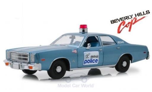 Plymouth Fury 1/18 Greenlight Detroit Police Department 1977 Beverly Hills Cop diecast model cars