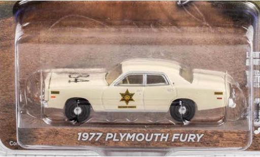Diecast model cars Plymouth Fury 1/64 Greenlight Riverton Sheriff 1977 Plymouth Fury 1/64 Greenlight Riverton Sheriff 1977 diecast model cars