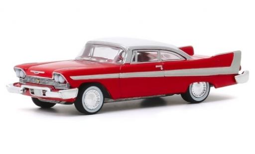 Diecast model cars Plymouth Fury 1/64 Greenlight red/white 1958 Christine Plymouth Fury 1/64 Greenlight red/white 1958 Christine diecast model cars