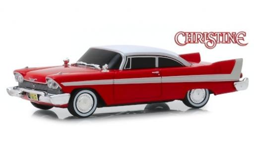 Diecast model cars Plymouth Fury 1/43 Greenlight red/white Christine 1958 Evil Version (getönte Scheiben) Plymouth Fury 1/43 Greenlight red/white Christine 1958 Evil Version (getönte Scheiben) diecast model cars