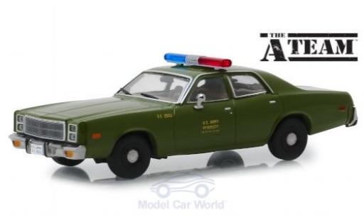Diecast model cars Plymouth Fury 1/43 Greenlight U.S. Army 1977 The A-Team Plymouth Fury 1/43 Greenlight U.S. Army 1977 The A-Team diecast model cars