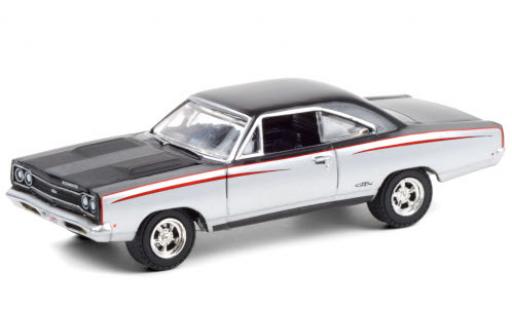 Diecast model cars Plymouth GTX 1/64 Greenlight Custom grey/black 1968 Plymouth GTX 1/64 Greenlight Custom grey/black 1968 diecast model cars