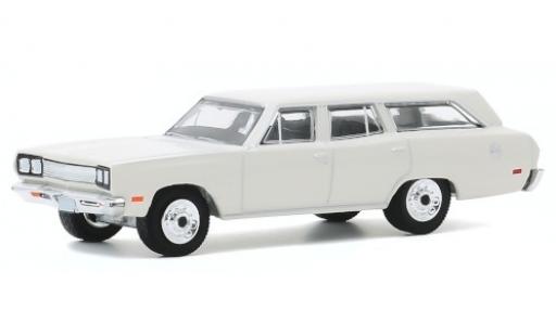 Diecast model cars Plymouth Satellite 1/64 Greenlight Station Wagon white 1969 Plymouth Satellite 1/64 Greenlight Station Wagon white 1969 diecast model cars