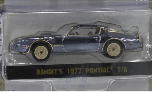Pontiac Trans Am 1/64 Greenlight black/chrom Smokey and the Bandit 1977 diecast model cars