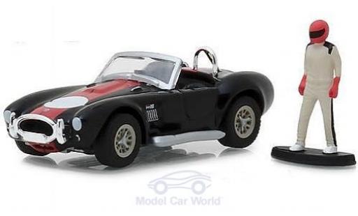 Shelby Cobra 1/64 Greenlight 427 S/C black/red 1965 mit Rennfahrer diecast model cars