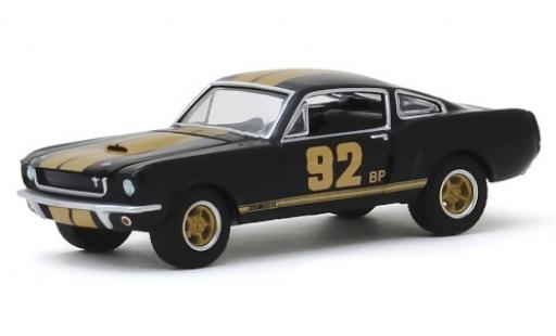 Shelby GT 350 1/64 Greenlight H black/gold 92 BP 1966 diecast model cars