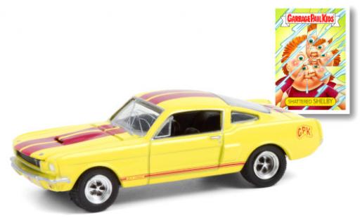 Shelby GT 1/64 Greenlight 350 yellow/red GPK - Garbage Pail Kids 1966 diecast model cars