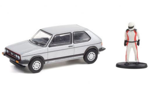 Diecast model cars Volkswagen Golf 1/64 Greenlight I GTI grey 1976 avec figurine Volkswagen Golf 1/64 Greenlight I GTI grey 1976 avec figurine diecast model cars