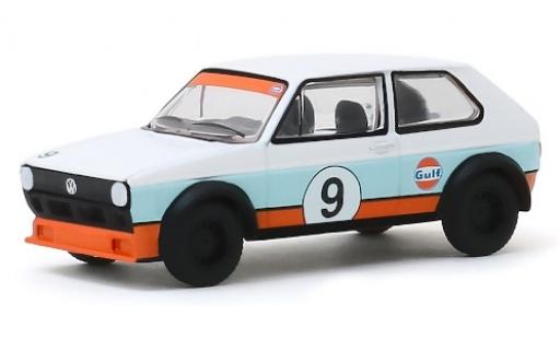 Diecast model cars Volkswagen Golf 1/64 Greenlight I No.9 Gulf 1974 Volkswagen Golf 1/64 Greenlight I No.9 Gulf 1974 diecast model cars